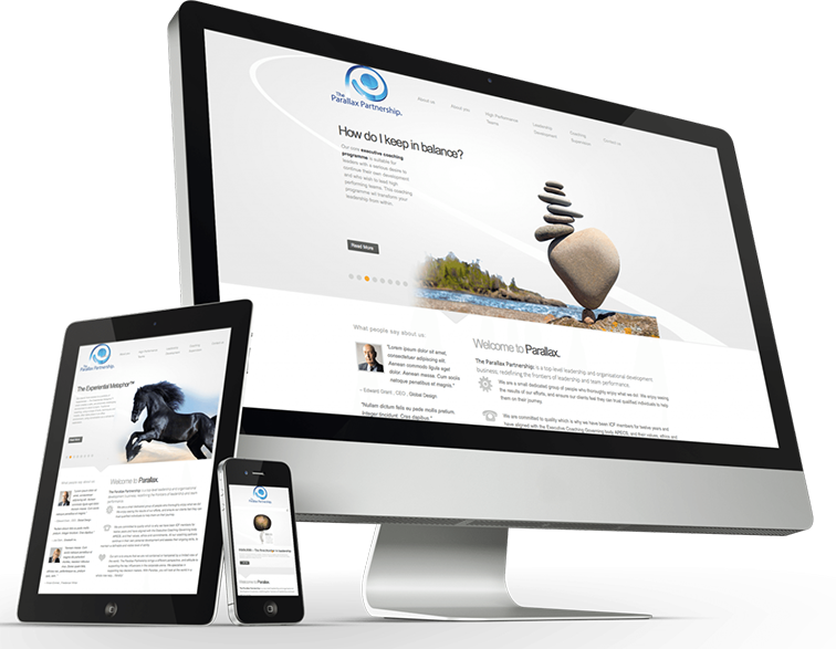 Custom web design and development